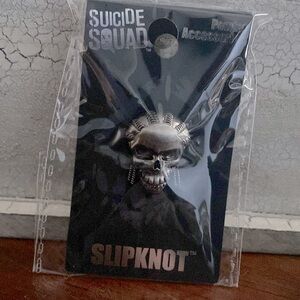 Suicide Squad Pin.  SLIPKNOT Pewter  cool addition to pin collection